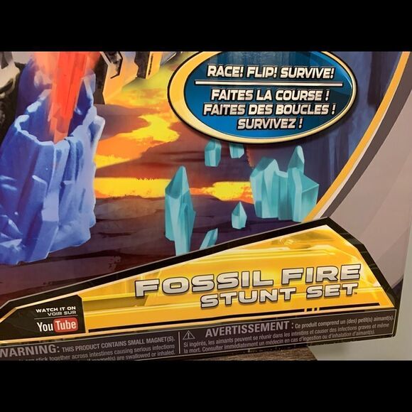 Screechers Wild Fossil Fire Stunt Set, new! - Picture 6 of 14